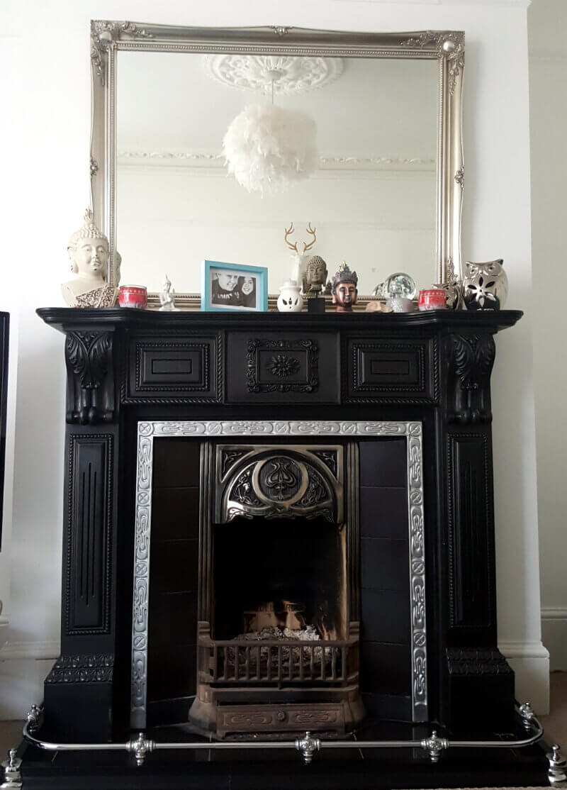 Modern iShabby Chic Fireplacei Customer DIY Project